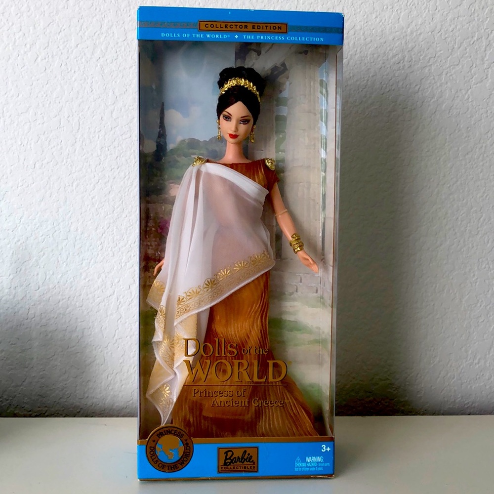 NIB Princess of Ancient Greece Barbie Collectable Dolls of the World 2003